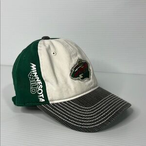 Reebok Minnesota Wild Green and White Hat with logo
